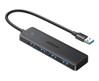 UGREEN Adapter 4w1 25851 Hub USB-A do 4x USB-A czarny - 1488893 - zdjęcie 1